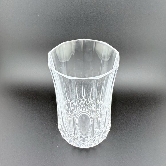 Retired Cristal D'Arques Longchamp 24% Lead Tall Highball Crystal Glass 5" - Picture 6 of 7